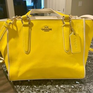 Coach Mini Crosby Carryall  Leather Satchel